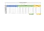 organize and present your data into an excel spreadsheet